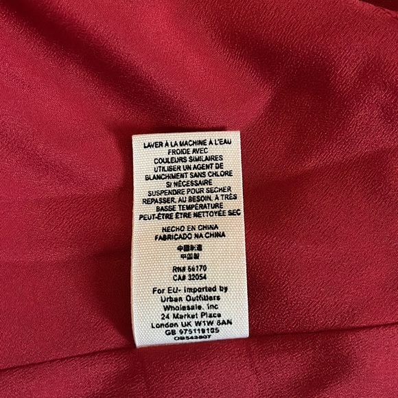 Free People Soft Focus Cherry Velvet Dress - Picture 12 of 15